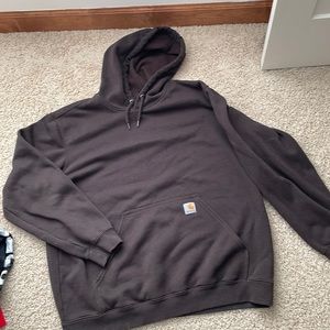 Carhartt vintage brown hoodie, mens X large